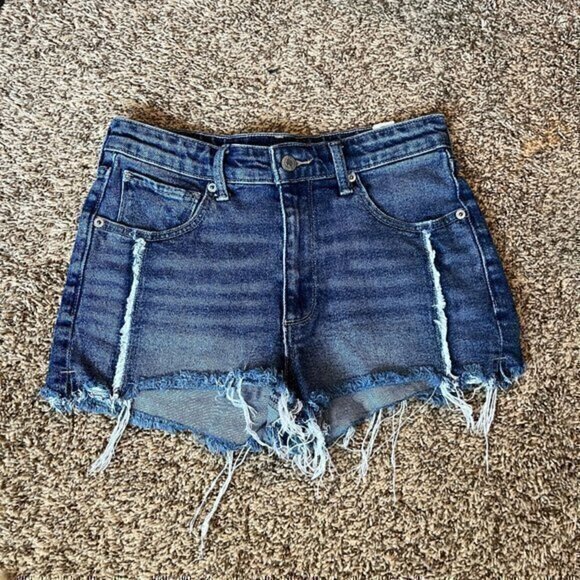 Lucky Brand High Rise Shortie denim shorts - Picture 1 of 5